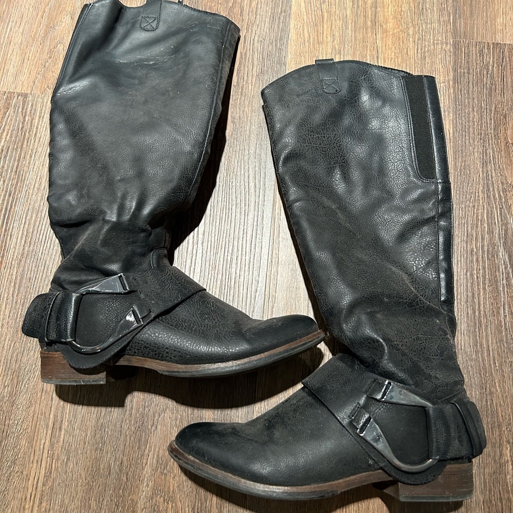 Tall Black Boots